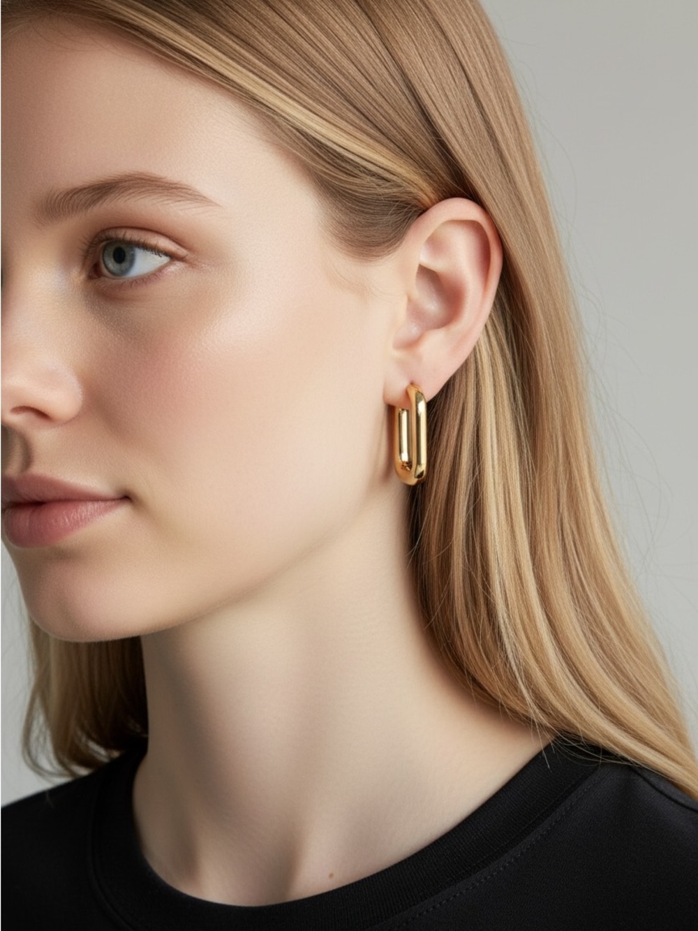 9/25 Classic Gold Hoop Earrings - Women Jewelry